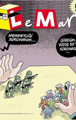 Gezici dergi Leman'dan alçak kapak