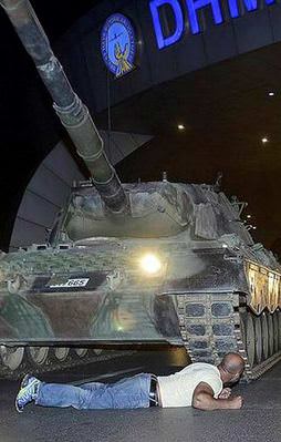 Tankı durduran kahraman A Haber'de