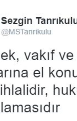 Tanrıkulu'ndan FETÖ'ye destek