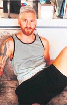Messi yeni imajı ile şaşırttı