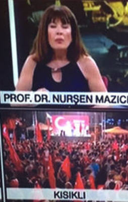 Nurşen Mazıcı demokrasi şehitlerini aşağıladı