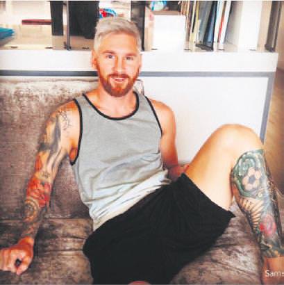 Messi yeni imajı ile şaşırttı