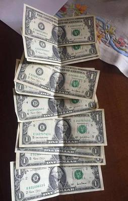 Merkez valisinin evinden de 1 dolar çıktı