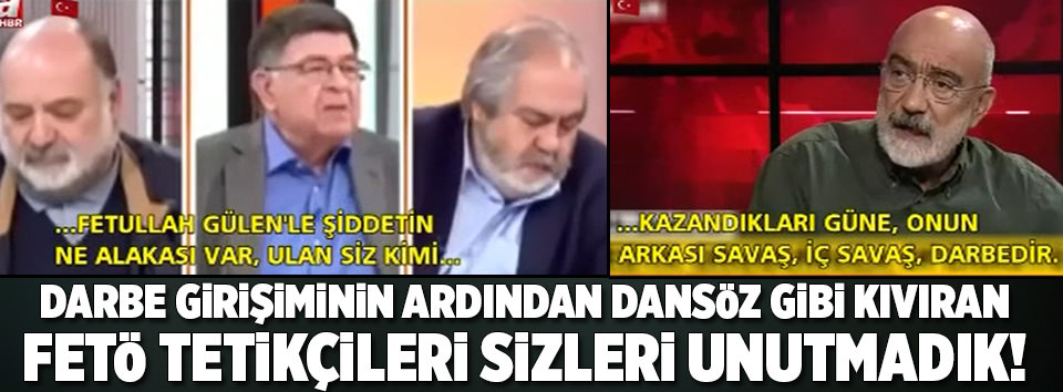 FETÖ tetikçileri darbeyle tehdit etmişlerdi!