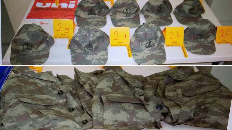 PKK'ya yönelik operasyonda askeri üniforma ele geçirildi