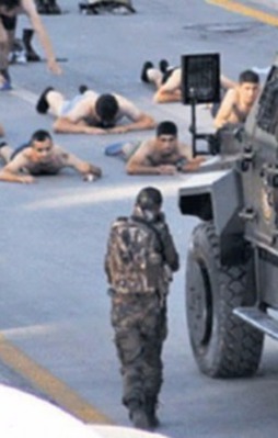 Darbecilerin tankını Ejder püskürttü