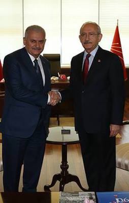 Başbakan Yıldırım'dan CHP'ye ziyaret