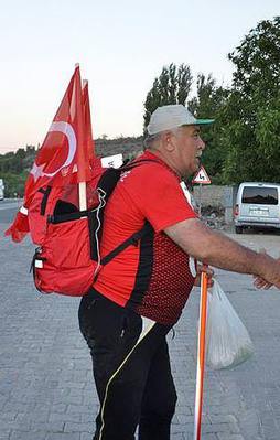 Erdoğan için Malatya'dan Ankara'ya yürüyecek