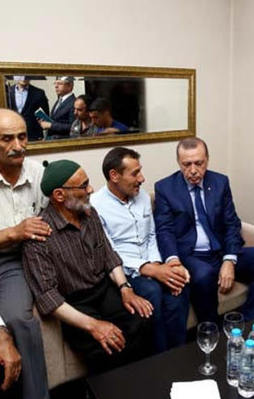 Erdoğan’dan taziye ziyareti