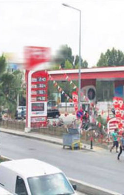 Darbeye destek için akaryakıt satmadı!