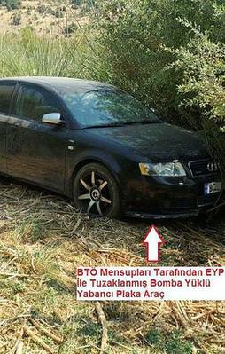 Diyarbakır'da bomba yüklü araç yakalandı