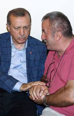 Erdoğan, demokrasi şehidinin ailesini ziyaret etti