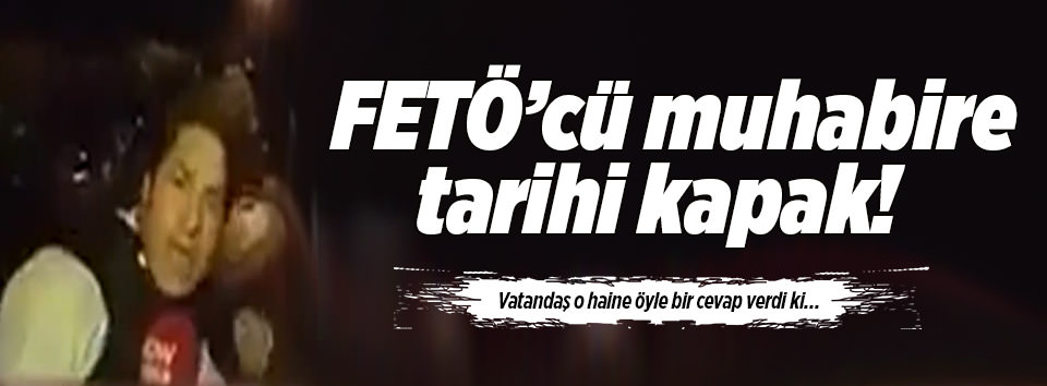 Ciner’deki FETÖ’cü muhabire tarihi tokat!