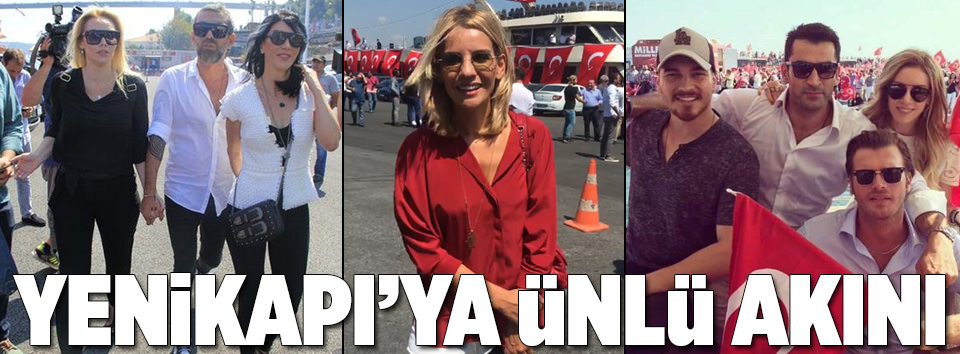 Yenikapı’ya ünlü akını