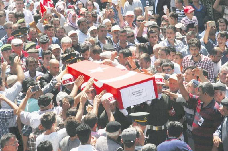Şehitlere veda