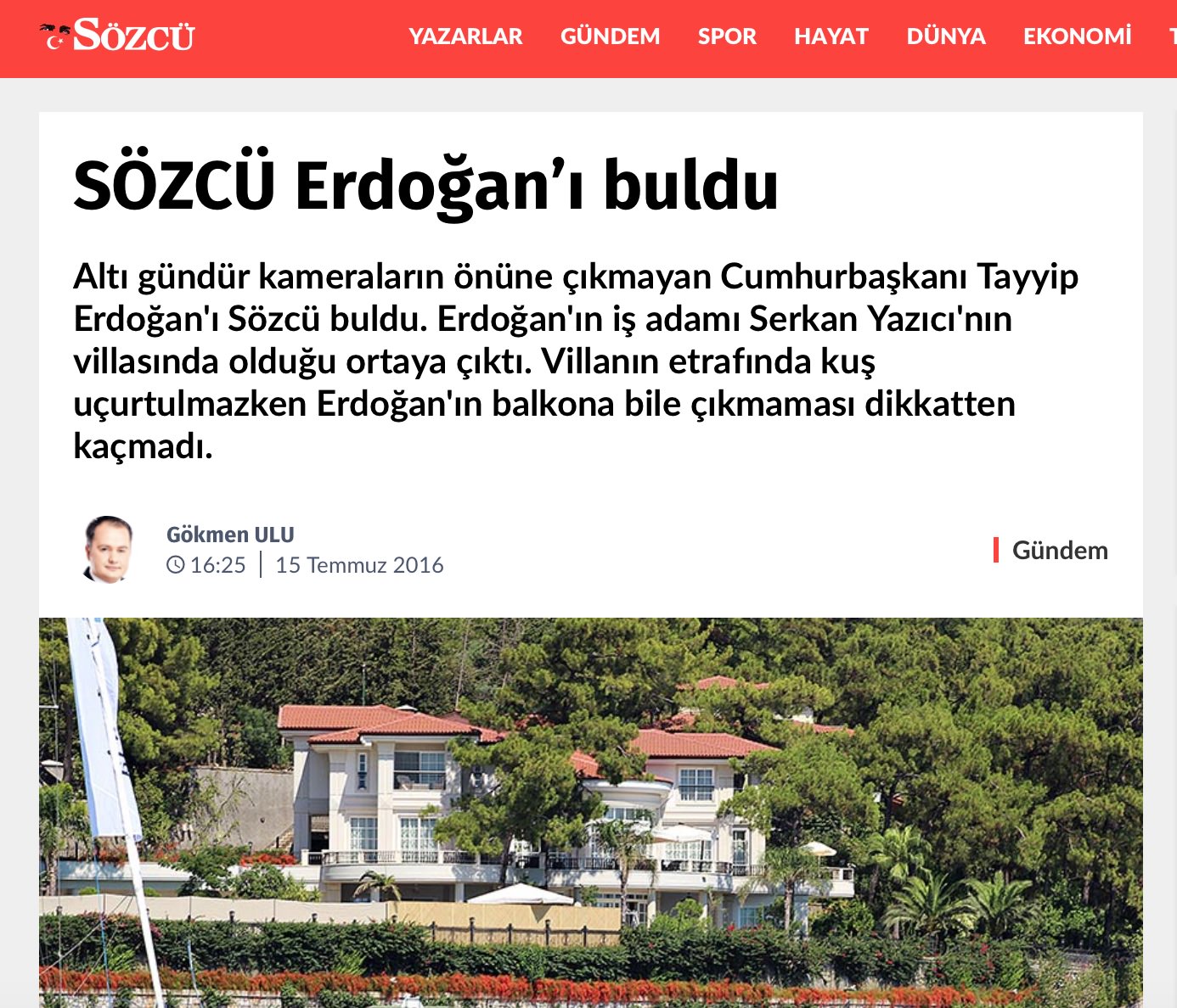 Sözcü o haberin hesabını verecek!-1
