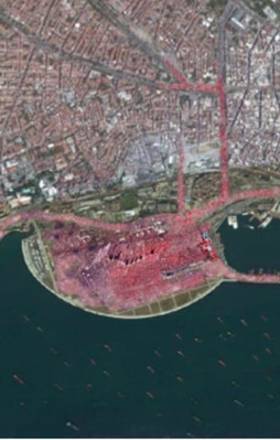 Yenikapı mitingi uzaydan  görüntülendi