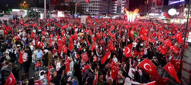 Demokrasi nöbetleri bugün Kızılay’da taçlanacak