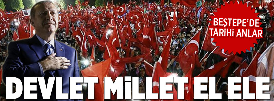 Beştepe’de tarihi anlar