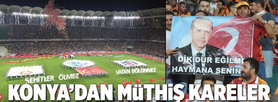 Konya’da muhteşem görüntüler
