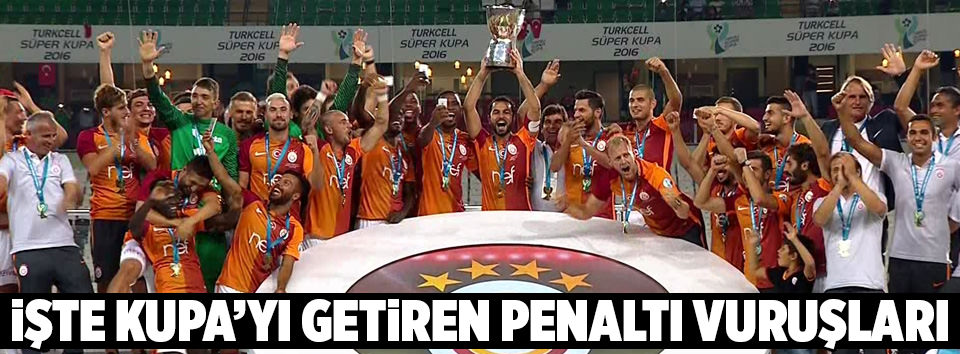 İşte Kupa’yı Galatasaray’a getiren penaltı vuruşları!