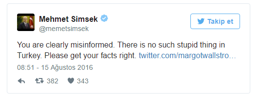 Şimşek'ten İsveçli bakana sert tepki-1