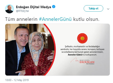 Başkan Erdoğan'dan Anneler Günü mesajı-1