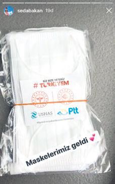 Seda Bakan'dan 'maske' teşekkürü-1