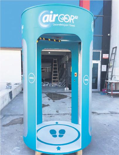 Ordu'da 'Aircor52 Dezenfekte Tüneli'ni yeniden tasarlanarak hizmete sunuldu-1