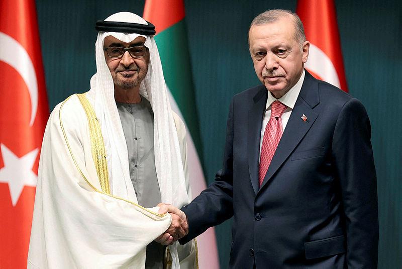 BAE Veliaht Prensi Bin Zayidden Başkan Recep Tayyip Erdoğana teşekkür telgrafı