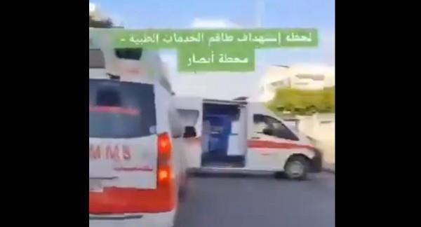 Katil İsrai! Gazze’de içinde yaralıların olduğu ambulansa alçak saldırı-5