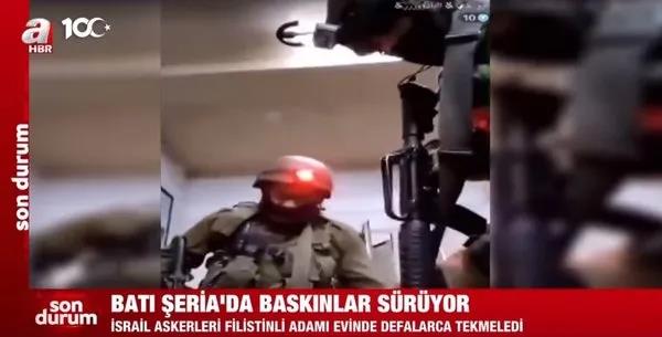 Bu görüntülere yürek dayanmaz! Terör devleti İsrail'in barbar askerlerinden görülmemiş şiddet: Babalarını dövmemeleri için yalvardılar-7