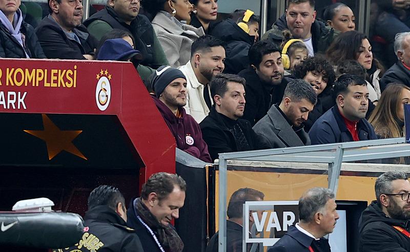 Icardi Antalyaspor maçını tribünden takip etti