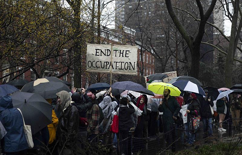 New York Gazze için bir arada! Protestocular Times Meydanı’nda toplandı: Polisten müdahale ABD basınından kirli propaganda-3