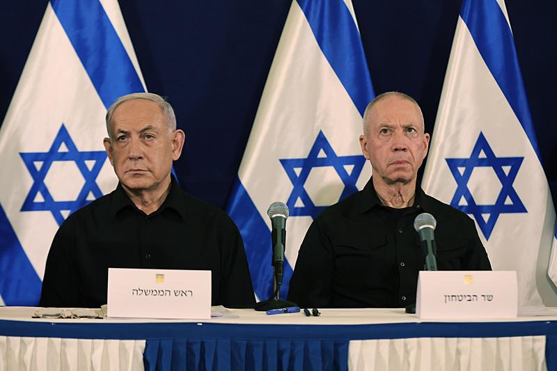 Katil Başbakan Benjamin Netanyahu ve İsrail Savunma Bakanı Yoav Gallant