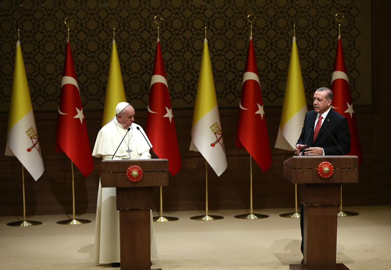 Papa Fransuva ve Başkan Erdoğan