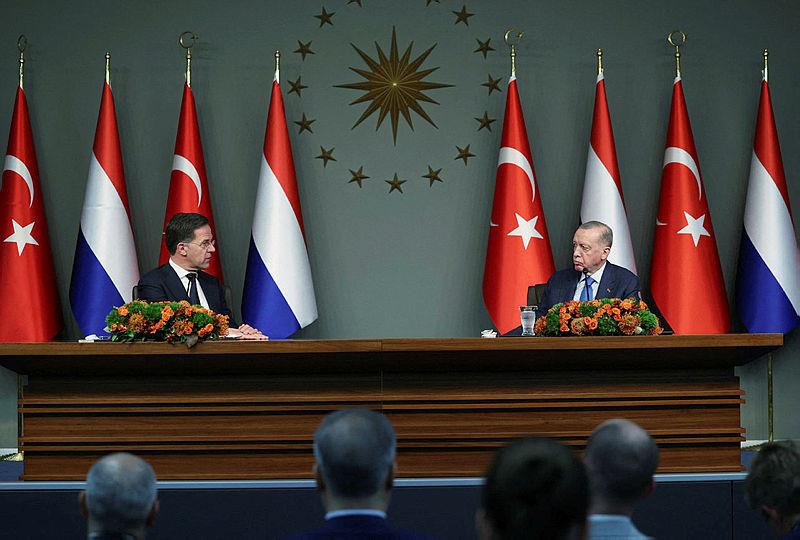 Mark Rutte ve Başkan Recep Tayyip Erdoğan