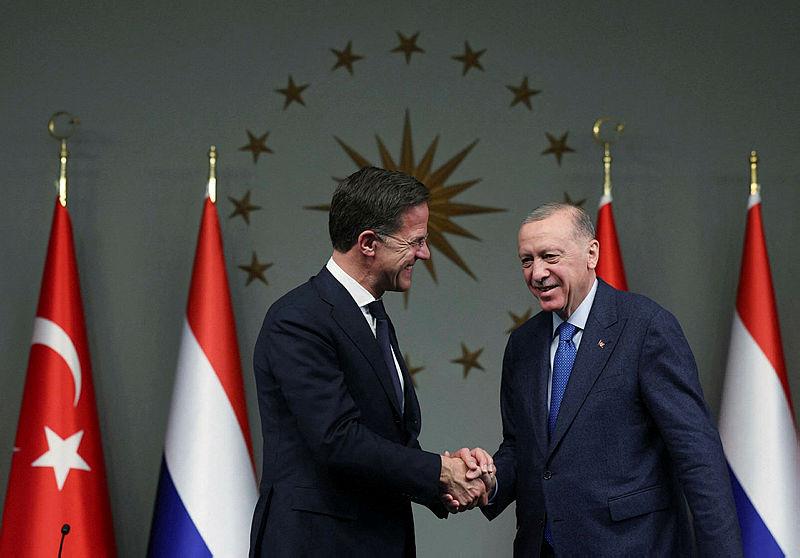 Mark Rutte ve Başkan Recep Tayyip Erdoğan