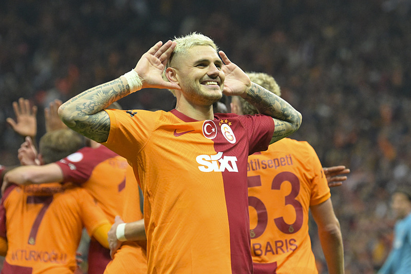 Mauro Icardi bu sezon Galatasaray formasıyla 23 gol attı