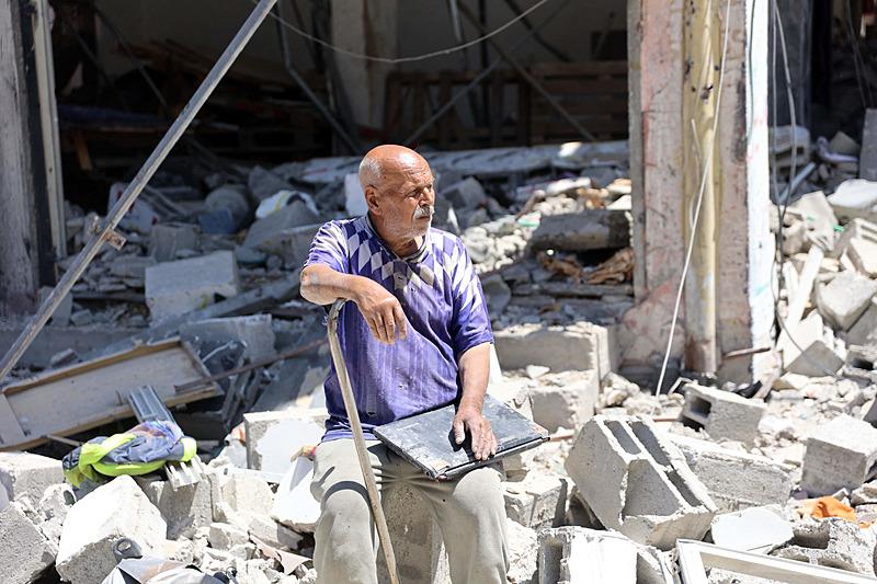 İsrail ordusu Cibaliye’den çekildi! İkinci işgalden geriye sadece harabe kaldı-3