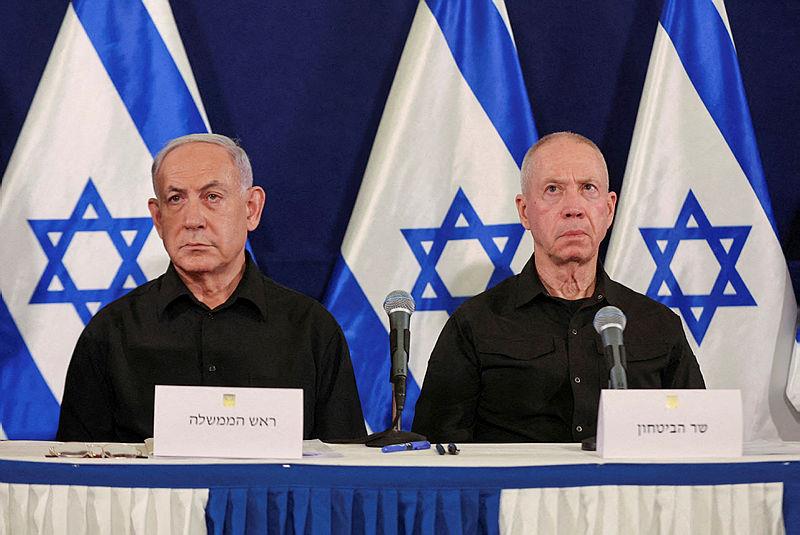 Binyamin Netanyahu ve Yoav Gallant