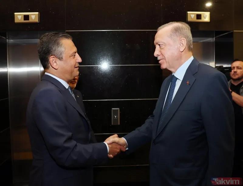 Başkan Recep Tayyip Erdoğan ve CHP Genel Başkanı Özgür Özel