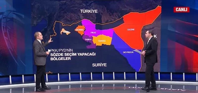 PKK'nın sözde seçim yapmayı planladığı bölgeler