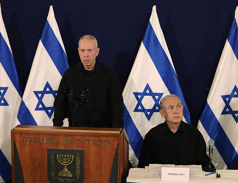 Binyamin Netanyahu ve Yoav Gallant