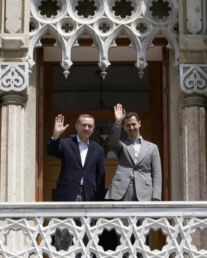 Başkan Recep Tayyip Erdoğan ve Suriye Devlet Başkanı Beşşar Esad Şam'da (2010)