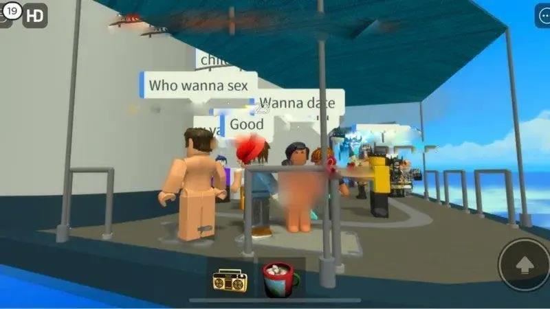 Roblox uygulamasında paylaşılan cinsel içerikler