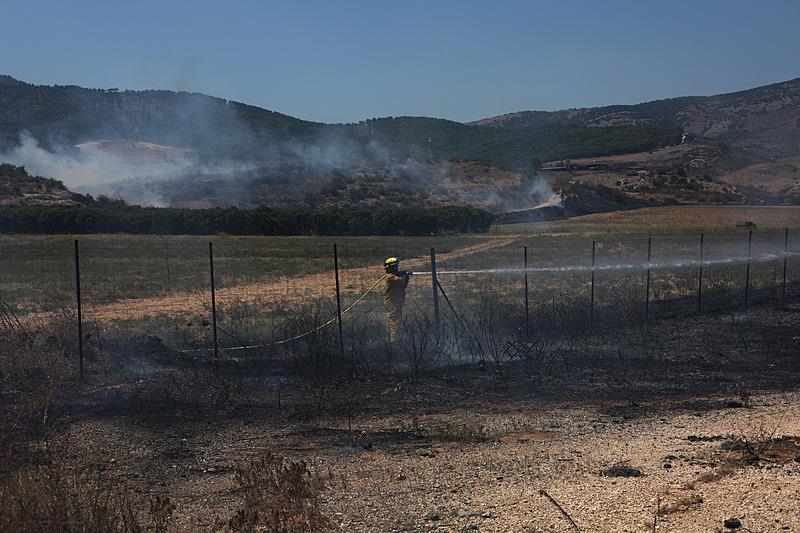 17 Ağustos'ta Lübnan'dan İsrail'in kuzeyine 50'den fazla mermi atıldı