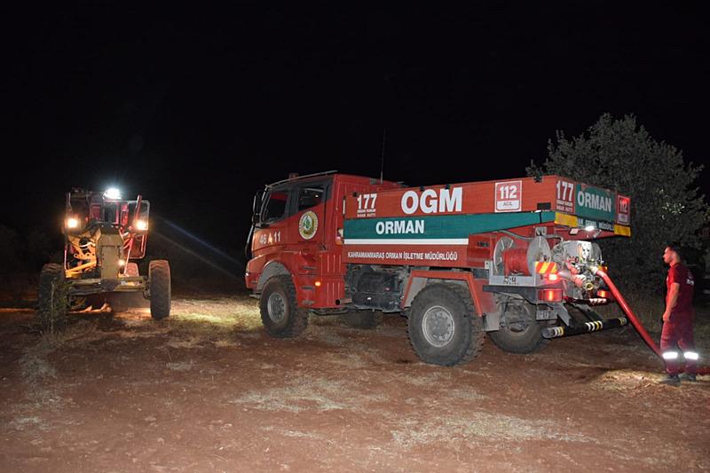 Kahramanmaraş'taki orman yangını söndürüldü 