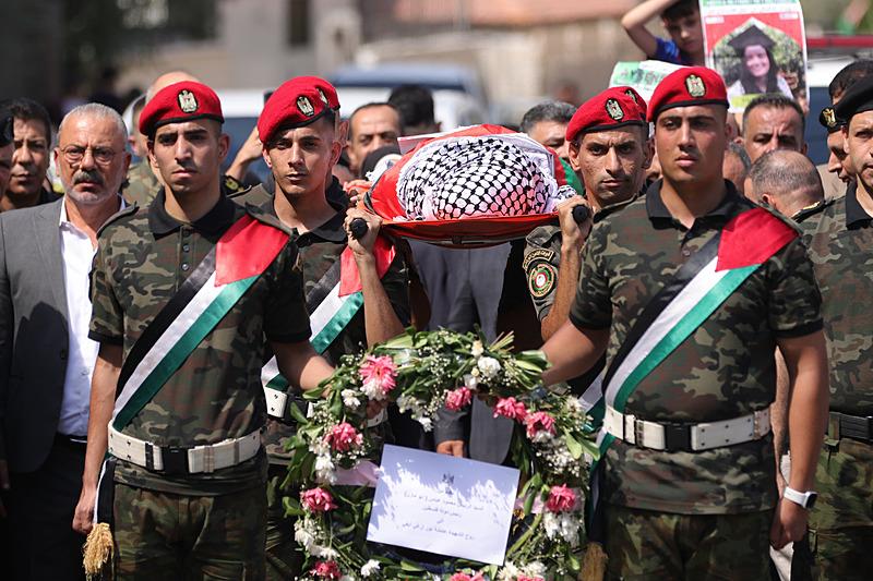 Ayşenur Ezgi Eygi için Batı Şeria'da cenaze töreni düzenlendi.