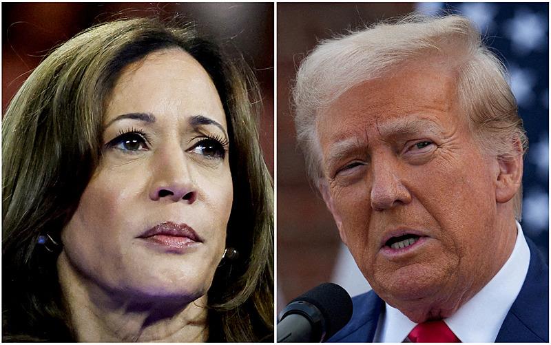 Demokratların başkan adayı Kamala Harris ve Cumhuriyetçilerin başkan adayı Donald Trump